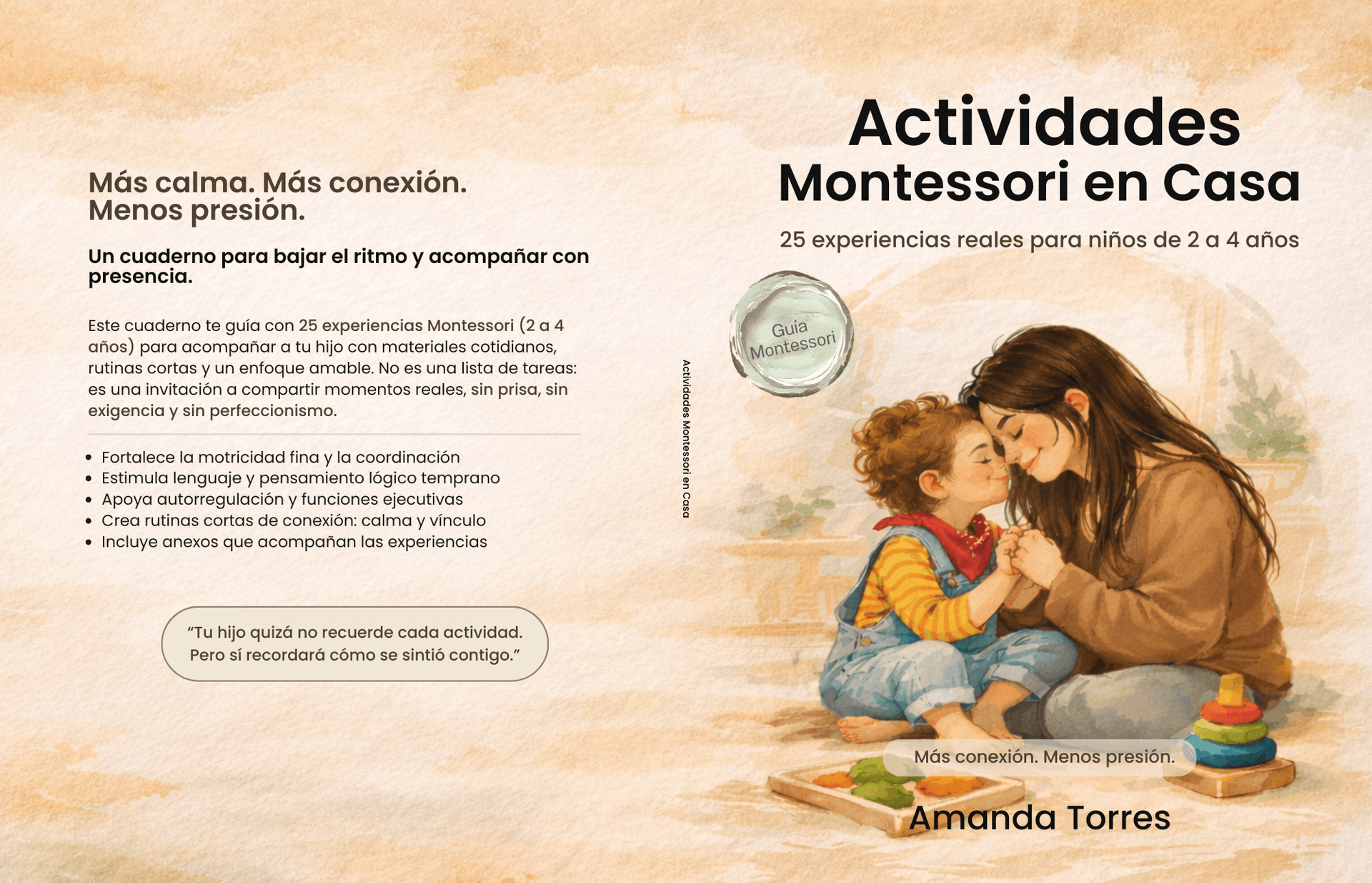 Actividades Montessori en Casa — Portada del libro